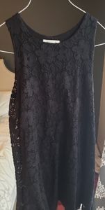 Lace black dress